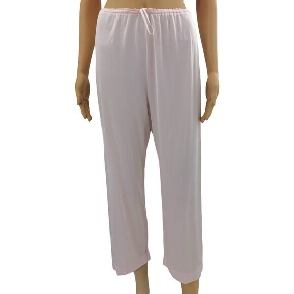Sears SMALL American USA VINTAGE 80’s Sheer Pink Straight Leg Pajama Pants - Picture 3 of 5